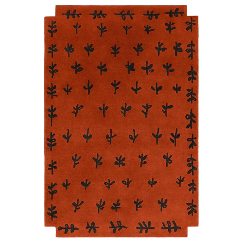 Hand tufted wool - hand-tufted, 8x10