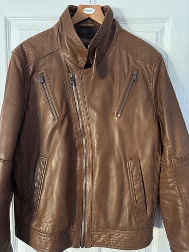 Rare hugo boss tan leather - boss,