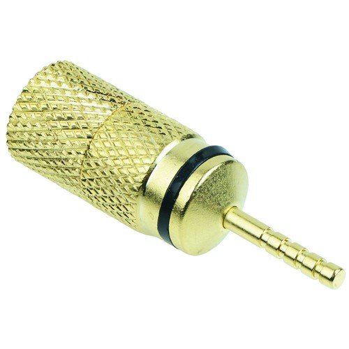 Gold plated 2mm black - x,