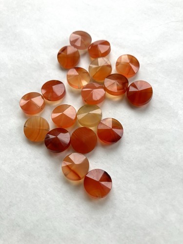 Cornelian disc shaped semi - shaped,