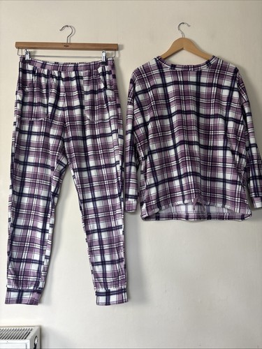 Purple checked fleece - tu,