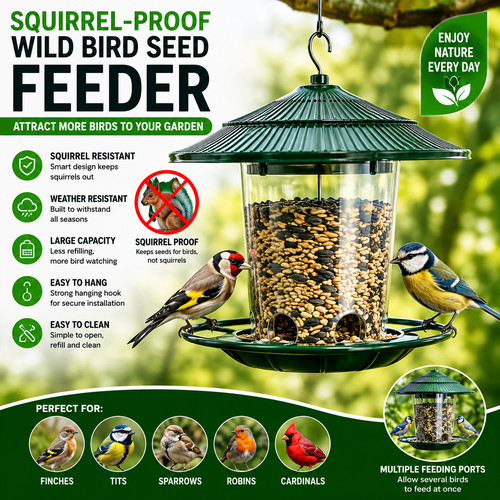 Squirrel proof wild bird - proof,