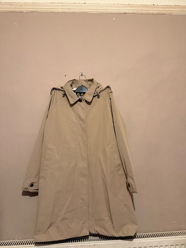 Barbour beige hooded trench - barbour,