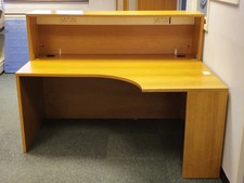 Medium Office Reception Desk 160x120x115cm