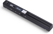Small Portable Handheld Document Scanner, USB Document & Photo, HD 900DPI, BLACK