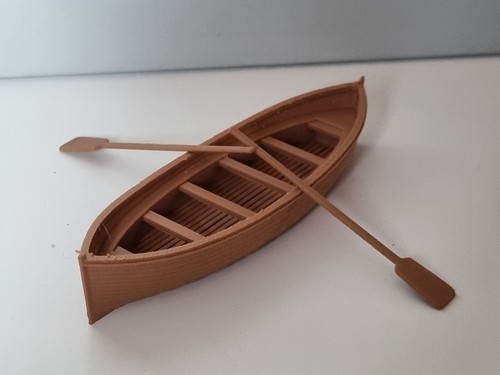 Scale rowing boat with - scale,