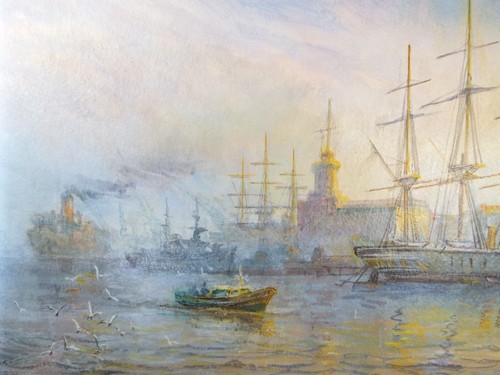 Original watercolour misty - original, watercolour,
