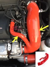 Red Silicone Intake Inlet Hose