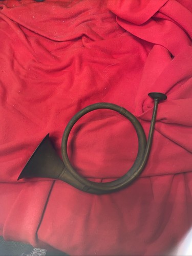 Vintage brass french horn - brass,