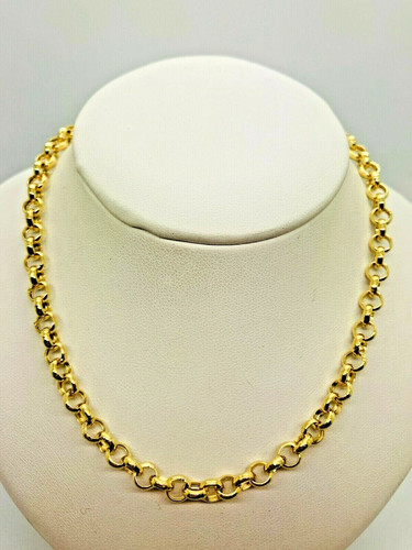 9ct gold round hollow belcher - 9ct,