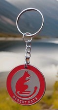 Double-sided keyring of the