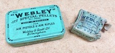 Vintage Webley air pellet tin