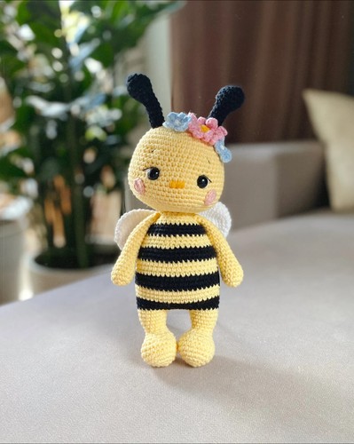 Crochet cute bee handmade - crochet, bee,