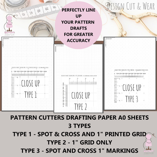 Pattern drafters paper - paper, 3
