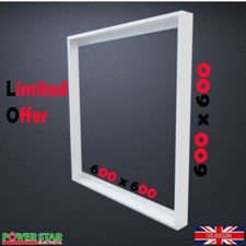 Surface Mount Kit for 600 x 600 Led Ceiling Panel light Easy Install Chrome