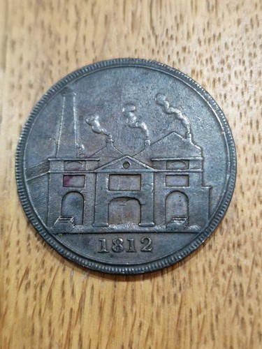 1812 hull lead works - works, token