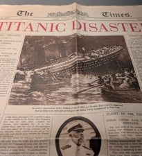 The Times Newspaper TITANIC