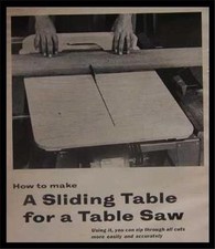 Sliding TABLE SAW Jig EZ