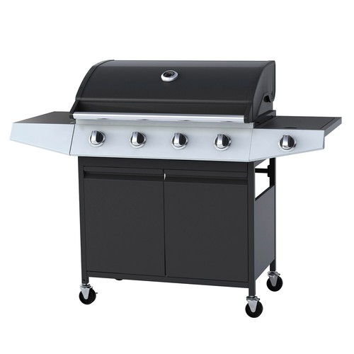 Burner and side - and,