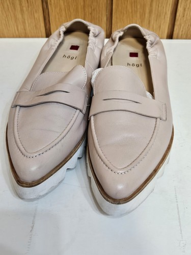 Hogl blush pink - pointy, loafers
