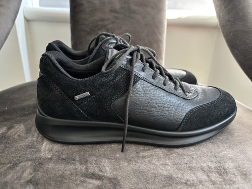 Ecco black leather and - ecco, suede