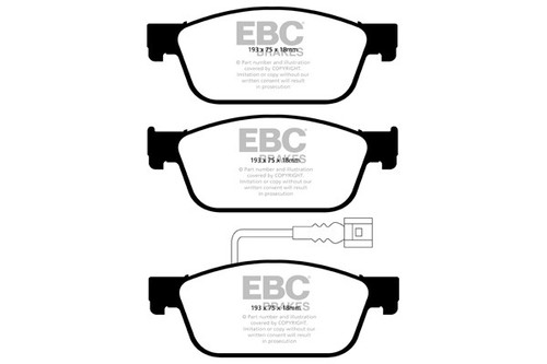Ebc ultimax front - ultimax, pads