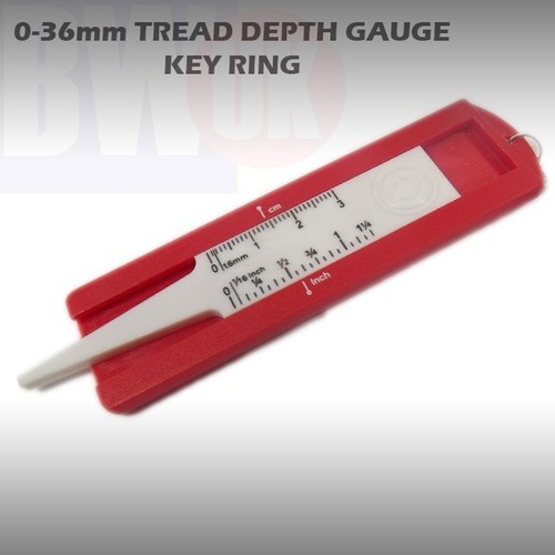 Metric tyre tread - tread, depth