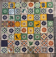 64 Ceramic Mexican Tiles