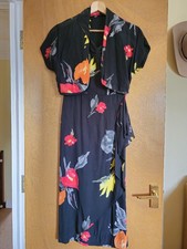 Vivien of Holloway 1950s  Halter Dress With Bolero UK Size 8 VoH12