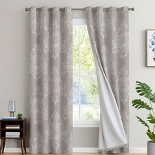 Floral Blackout Curtains Pair
