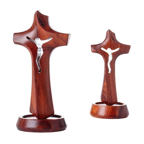 Jesus cross statue wooden - jesus,