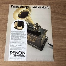 GRAM203 MAGAZINE ADVERT 11X8 DENON DL-1000A CARTRIDGE