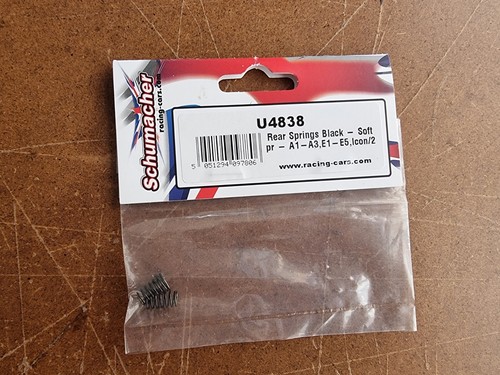 Schumacher u4838 rear springs - schumacher,