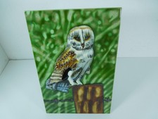 Vintage Retro Ceramic Tile Owl
