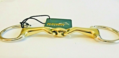 Eggbutt snaffle bit curved - bit,