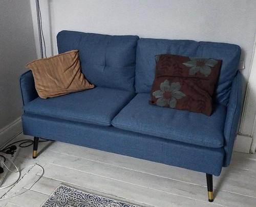 Retro sofa settee vintage mid - sofa,
