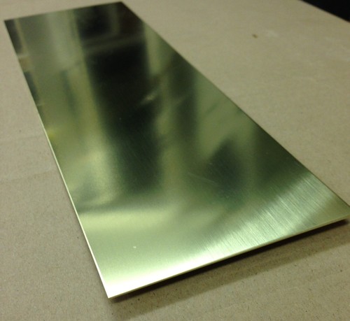Quality brass sheet 5mm - brass, 1.5mm