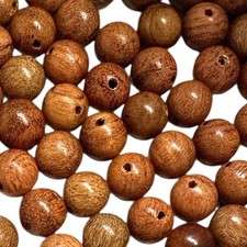 100x natural wood 8mm - natural, smooth