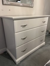 IKEA White 3-Drawer Chest of