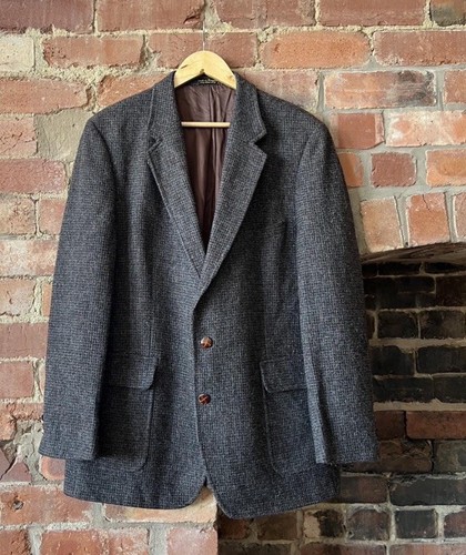 Vintage tweed wool blazer - vintage, with