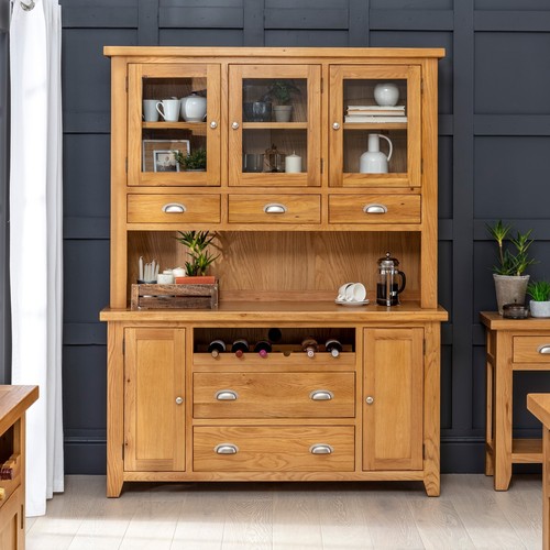 Dresser wine rack cheshire oak - wine,