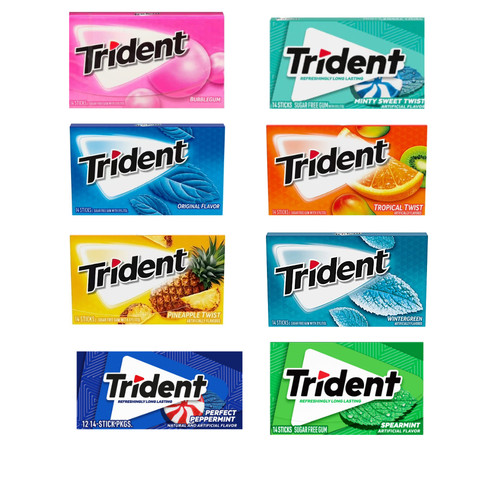 Trident sugar free gum mixed - trident,