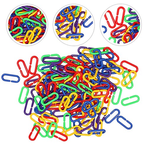 100pcs plastic chain - 100pcs,