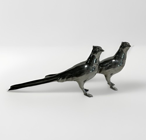 Vintage pair pheasant bird - pheasant,