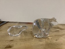 vintage heavy Solid Glass