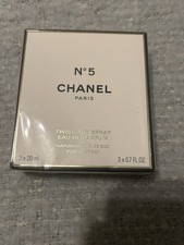 Chanel No 5 Eau De parfum Purse Spray 3x 20ml RRP £130.00