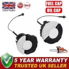 For STIHL MS171 MS181 MS192T MS200T MS210 MS211 MS230 MS250 Fuel Cap & Oil Cap