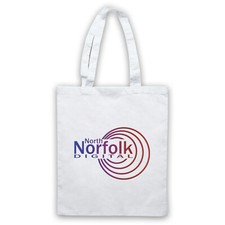 NORTH NORFOLK DIGITAL ALAN PARTRIDGE RADIO STATION LOGO TOTE BAG LIFE SHOPPER