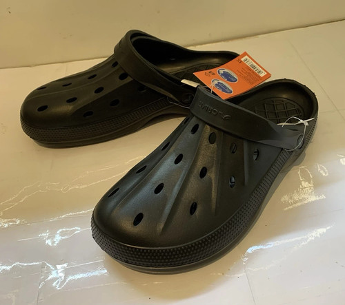 Men black croc style - black,