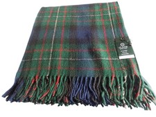 Highland Wool Blend Tartan Blanket / Throw  Ferguson Tartan